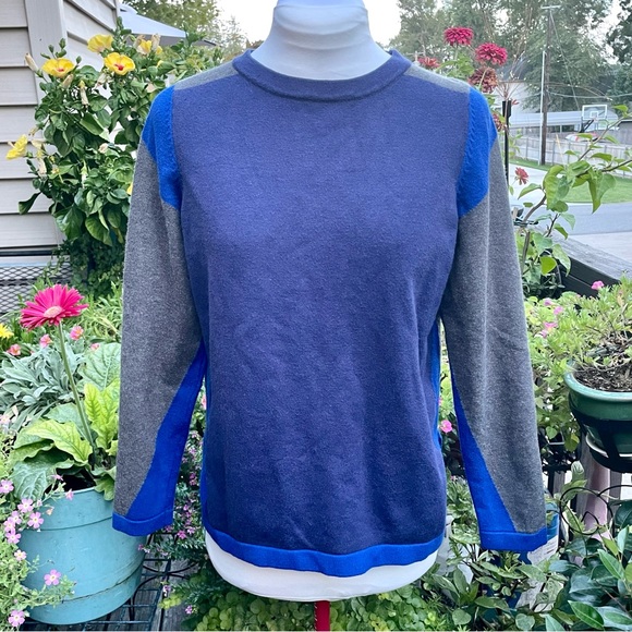 Summer & Sage Color Block Sweater Size Medium - Picture 2 of 8